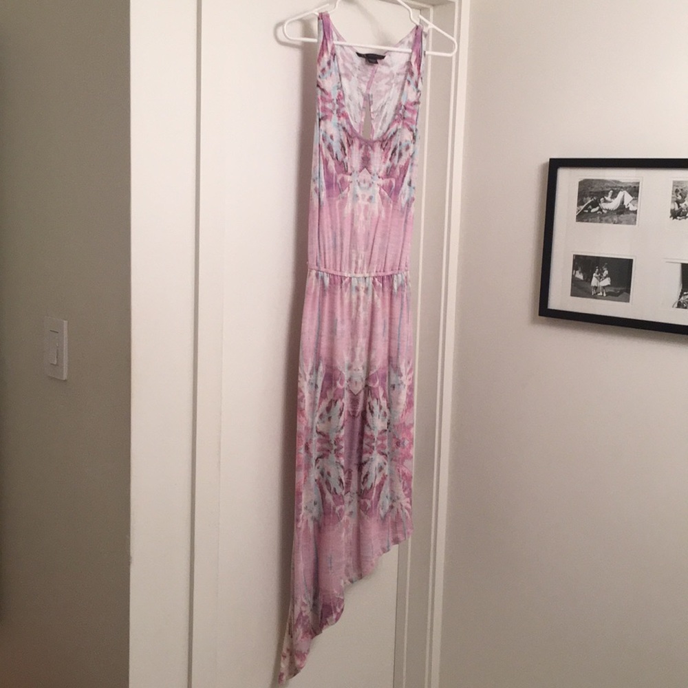 Armani Exchange drop-waist cotton dress.